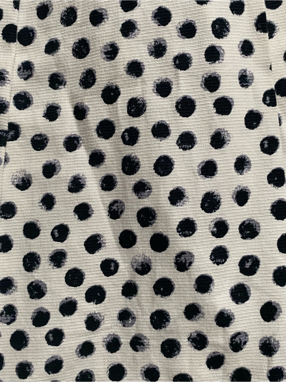 Who What Wear Polka Dot Pleated Skirt Women’s 8 White and Black - Picture 3 of 6